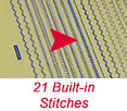 21 builtin stitches
