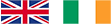 Union and Irish flags