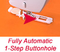 Fully Automatic 1-step buttonhole